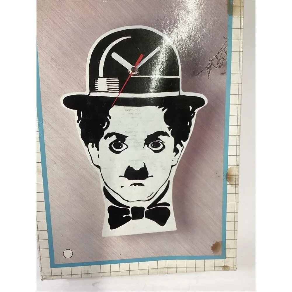 Vintage Charlie Chaplin Pendulum Clock - NOS
